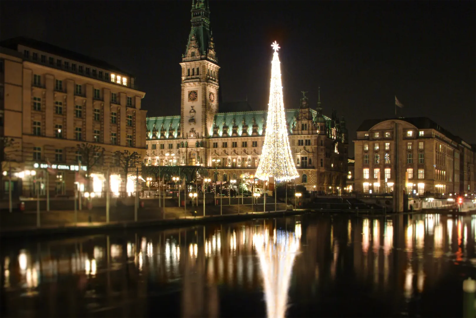 Weihnachtsbeleuchtung Stadt Hamburg