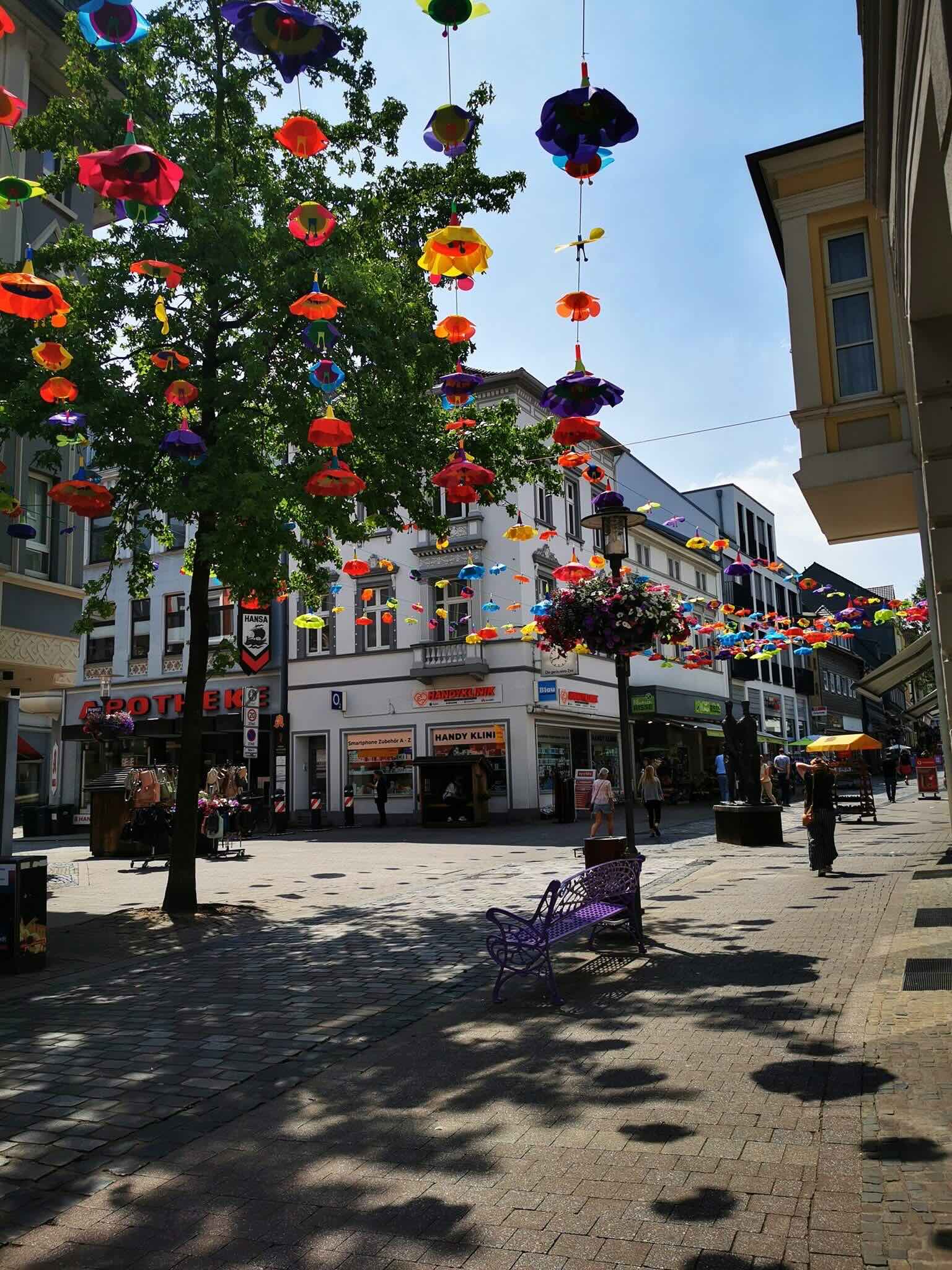 Unna Sommerdeko Innenstadt City