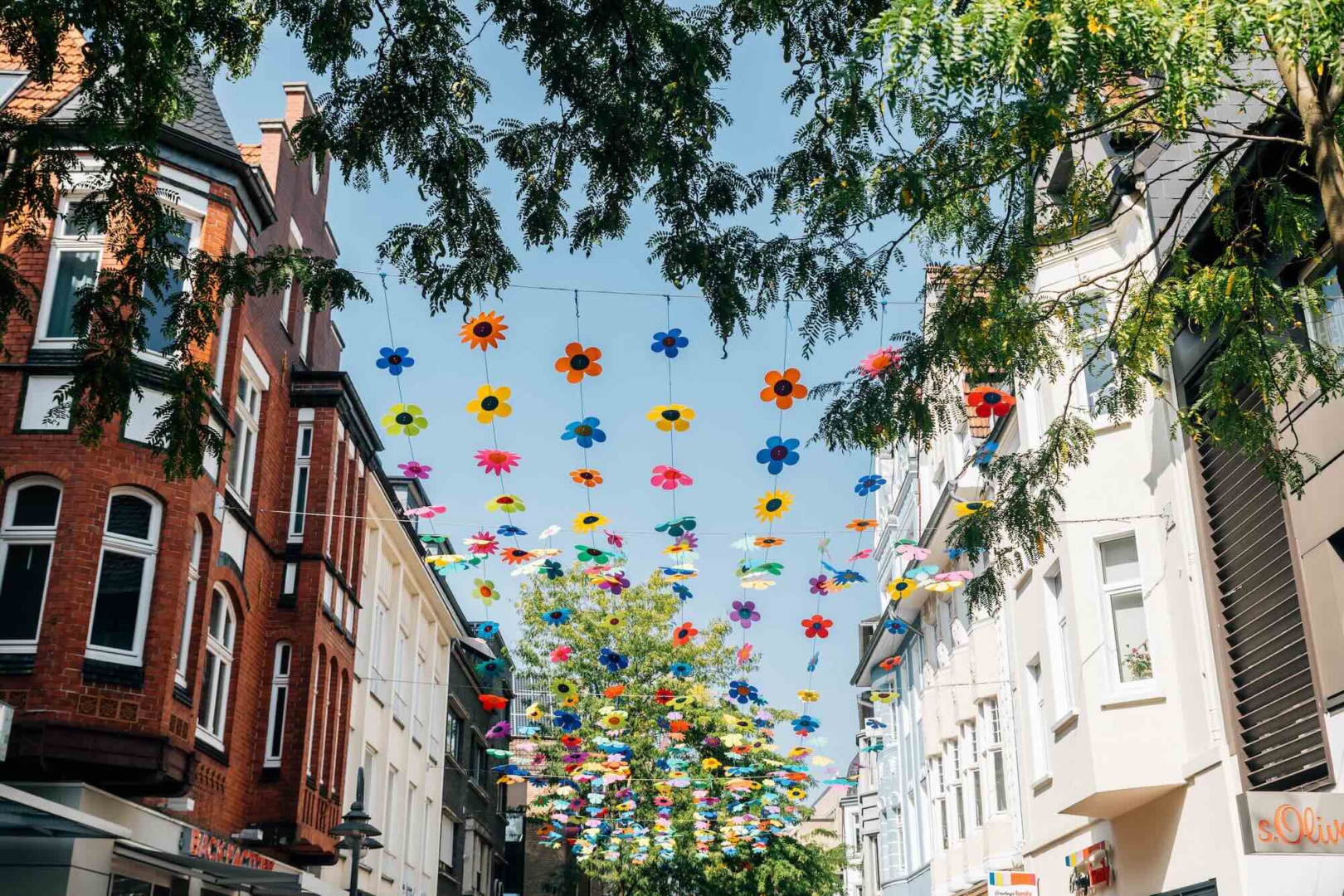 Sommerdekoration Gütersloh Innenstadt 2025
