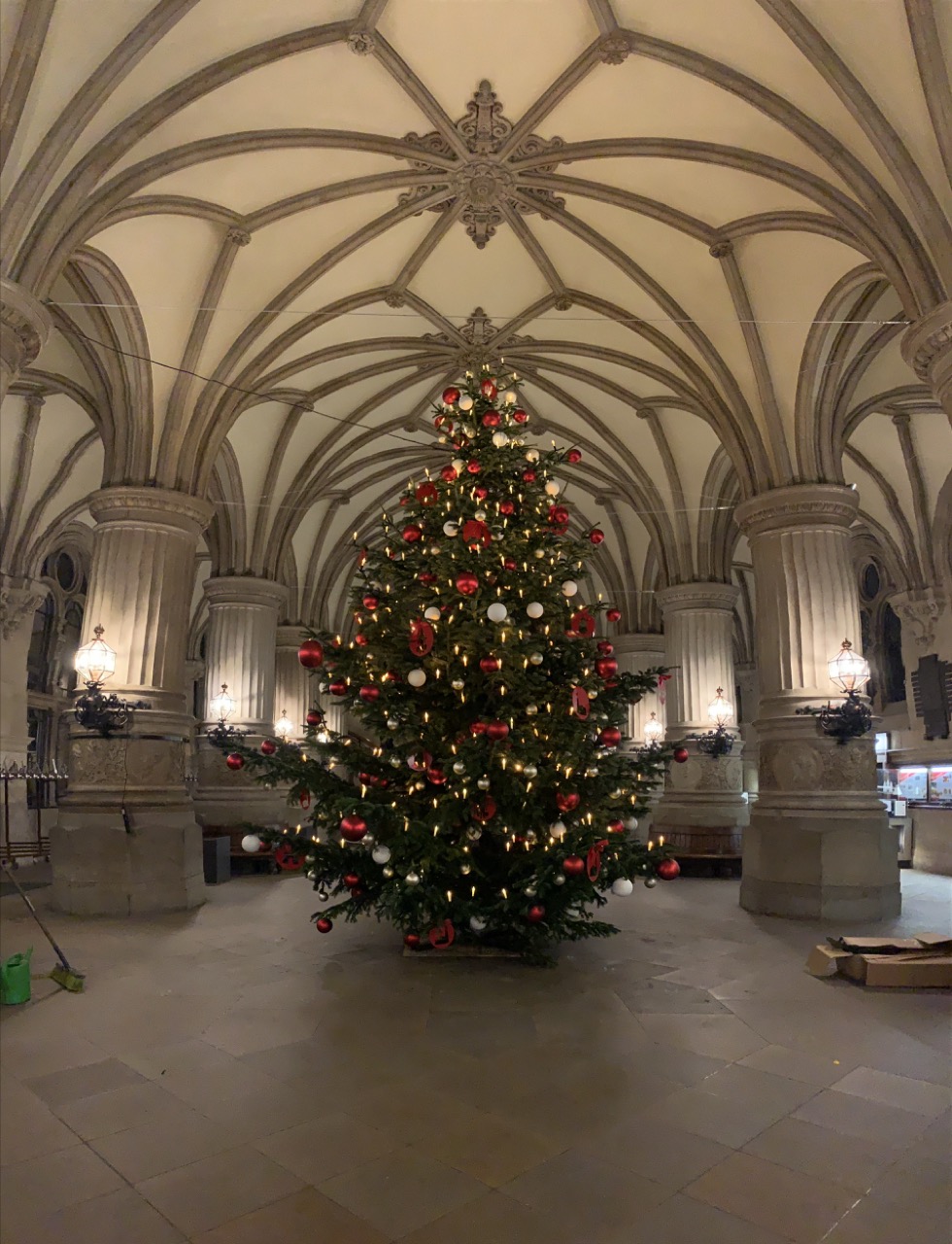 Rathaus Hamburg Weihnachtsbaum