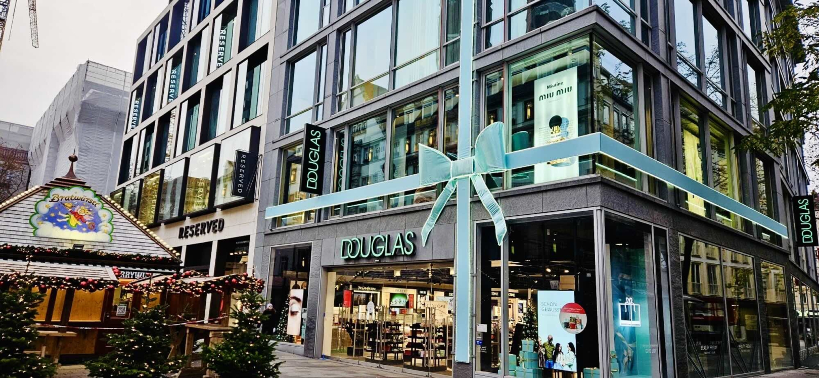 Weihnachtsbeleuchtung Douglas München